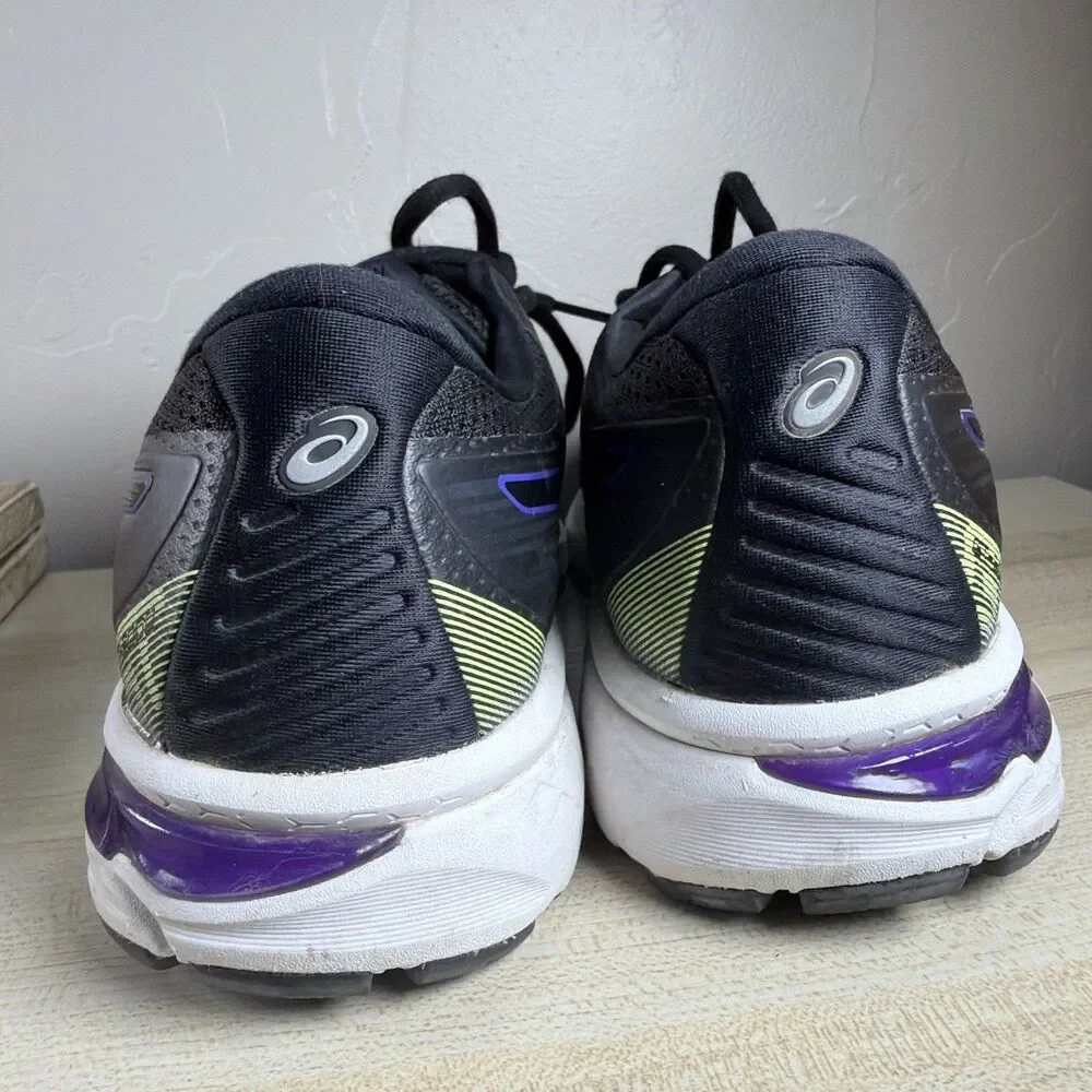Asics GT2000 8 Black Purple Lime Running Women's Shoes Sz 10 or Men's 8.5B
